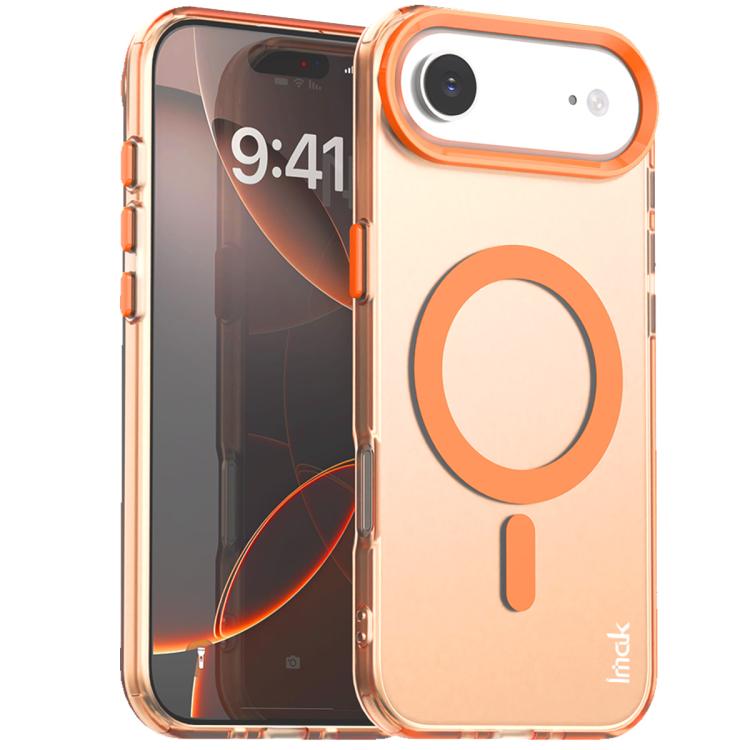 For iPhone 17 Air IMAK Candy Series Shockproof MagSafe Phone Case(Orange) - iPhone 17 Air Cases by imak | Online Shopping UK | buy2fix