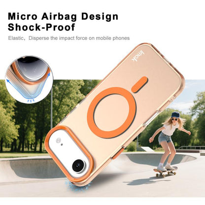 For iPhone 17 Air IMAK Candy Series Shockproof MagSafe Phone Case(Orange) - iPhone 17 Air Cases by imak | Online Shopping UK | buy2fix