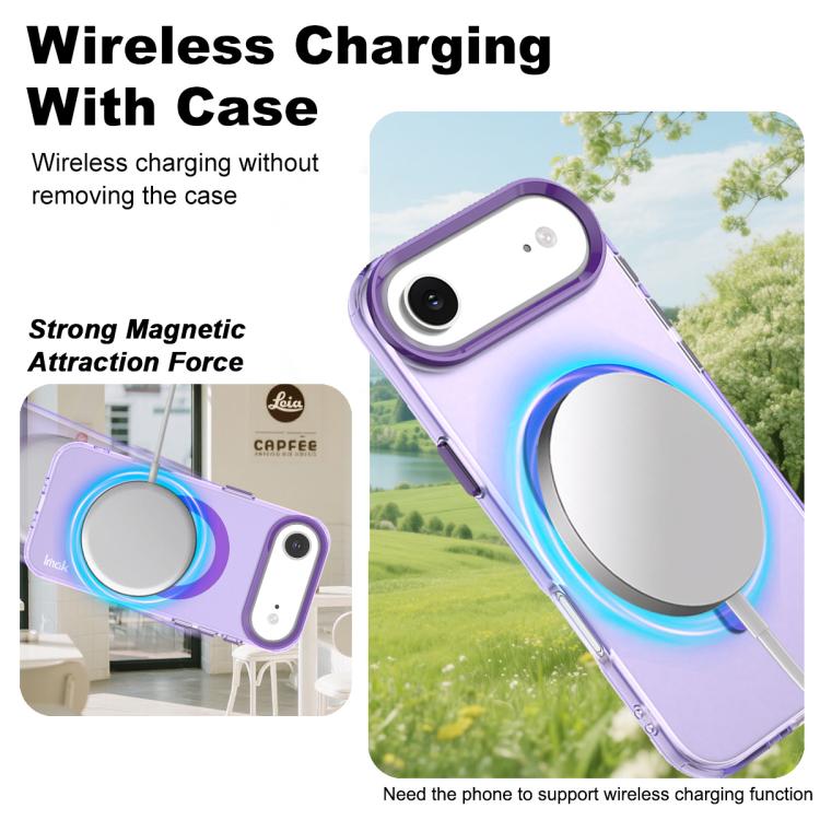 For iPhone Air IMAK Candy Series Shockproof MagSafe Phone Case(Purple) - iPhone Air Cases by imak | Online Shopping UK | buy2fix