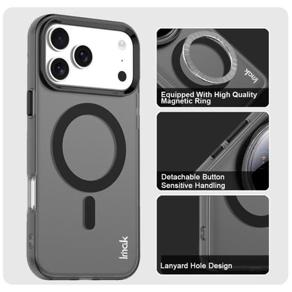 For iPhone 17 Pro IMAK Candy Series Shockproof MagSafe Phone Case(Black) - iPhone 17 Pro Cases by imak | Online Shopping UK | buy2fix