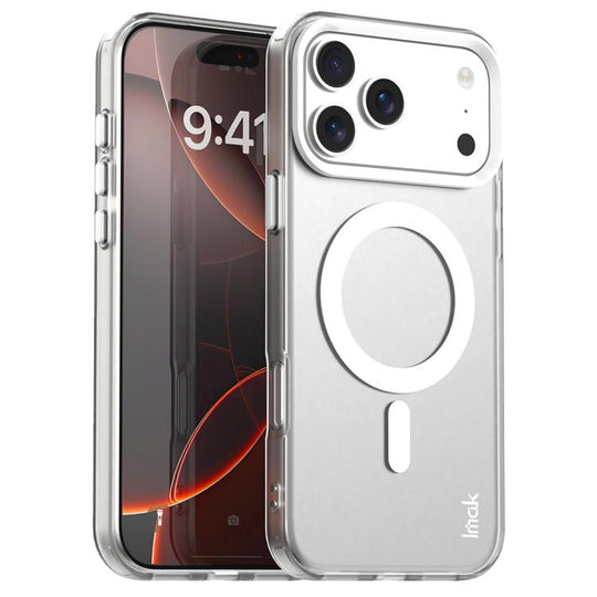 For iPhone 18 Pro / 17 Pro IMAK Candy Series Shockproof MagSafe Phone Case(White)