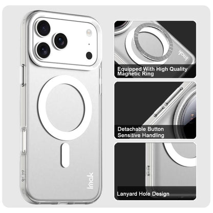 For iPhone 17 Pro IMAK Candy Series Shockproof MagSafe Phone Case(White) - iPhone 17 Pro Cases by imak | Online Shopping UK | buy2fix