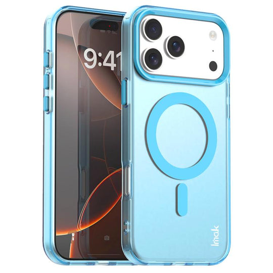 For iPhone 18 Pro / 17 Pro IMAK Candy Series Shockproof MagSafe Phone Case(Blue)