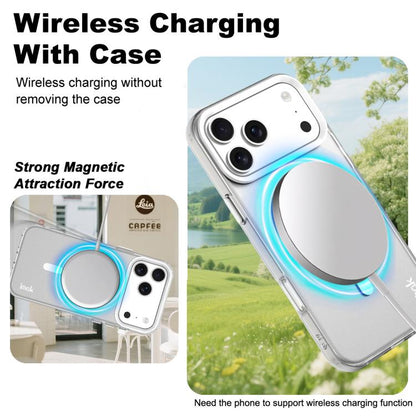 For iPhone 17 Pro Max IMAK Candy Series Shockproof MagSafe Phone Case(White) - iPhone 17 Pro Max Cases by imak | Online Shopping UK | buy2fix