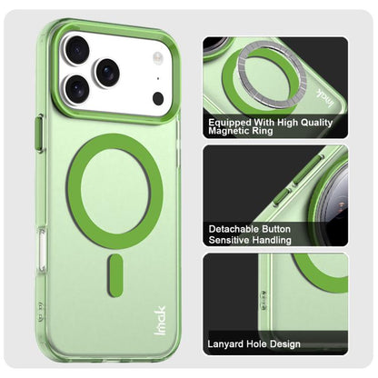 For iPhone 17 Pro Max IMAK Candy Series Shockproof MagSafe Phone Case(Green) - iPhone 17 Pro Max Cases by imak | Online Shopping UK | buy2fix