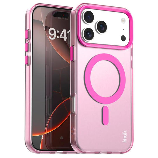 For iPhone 18 Pro Max / 17 Pro Max IMAK Candy Series Shockproof MagSafe Phone Case(Red)