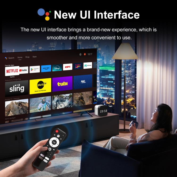 H96Max 8K UHD Android 14 Smart TV Box with Remote Control, 4GB+128GB, Allwinner H728 Octa-Core(UK Plug) - Others by buy2fix | Online Shopping UK | buy2fix