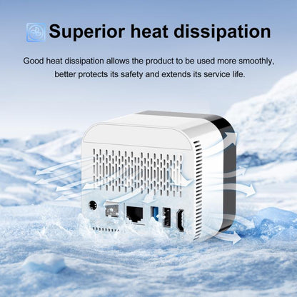 H96Max 8K UHD Android 14 Smart TV Box with Remote Control, 4GB+128GB, Allwinner H728 Octa-Core(AU Plug) - Others by buy2fix | Online Shopping UK | buy2fix