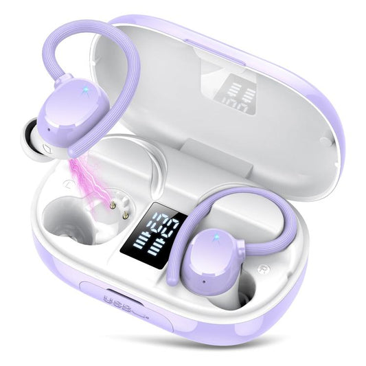 Q22 On Ear In-ear Stereo Noise Reduction Bluetooth Earphone(Light Purple) - Bluetooth Earphone by buy2fix | Online Shopping UK | buy2fix