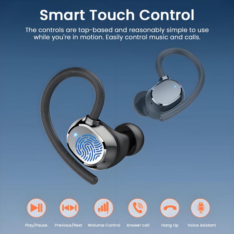 Q22 On Ear In-ear Stereo Noise Reduction Bluetooth Earphone(Sapphire Blue) - Bluetooth Earphone by buy2fix | Online Shopping UK | buy2fix