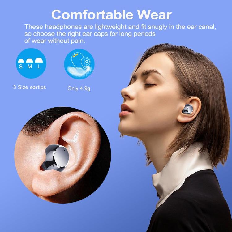 Q26 In-ear Noise Reduction Bluetooth Earphone Wireless Bluetooth Sport Earbuds(Black) - Bluetooth Earphone by buy2fix | Online Shopping UK | buy2fix