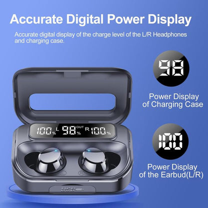 Q26 In-ear Noise Reduction Bluetooth Earphone Wireless Bluetooth Sport Earbuds(Black) - Bluetooth Earphone by buy2fix | Online Shopping UK | buy2fix