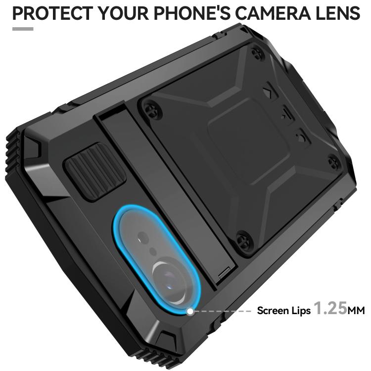 For iPhone 16e IP68 Waterproof Dustproof Shockproof Phone Case(Black) - iPhone 16e Cases by buy2fix | Online Shopping UK | buy2fix