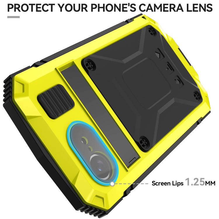 For iPhone 16e IP68 Waterproof Dustproof Shockproof Phone Case(Yellow) - iPhone 16e Cases by buy2fix | Online Shopping UK | buy2fix