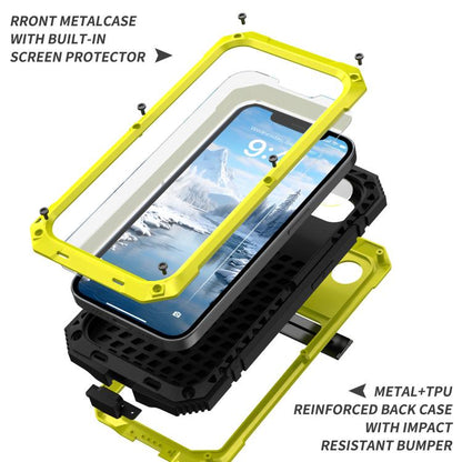 For iPhone 16e IP68 Waterproof Dustproof Shockproof Phone Case(Yellow) - iPhone 16e Cases by buy2fix | Online Shopping UK | buy2fix