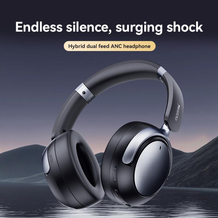 Yesido EP07 Hybrid Dual-feed ANC Noise Reduction Bluetooth Headphones(Black) - Headset & Headphone by Yesido | Online Shopping UK | buy2fix