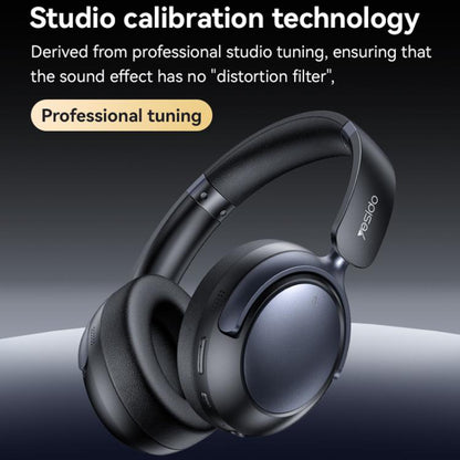 Yesido EP07 Hybrid Dual-feed ANC Noise Reduction Bluetooth Headphones(Black) - Headset & Headphone by Yesido | Online Shopping UK | buy2fix