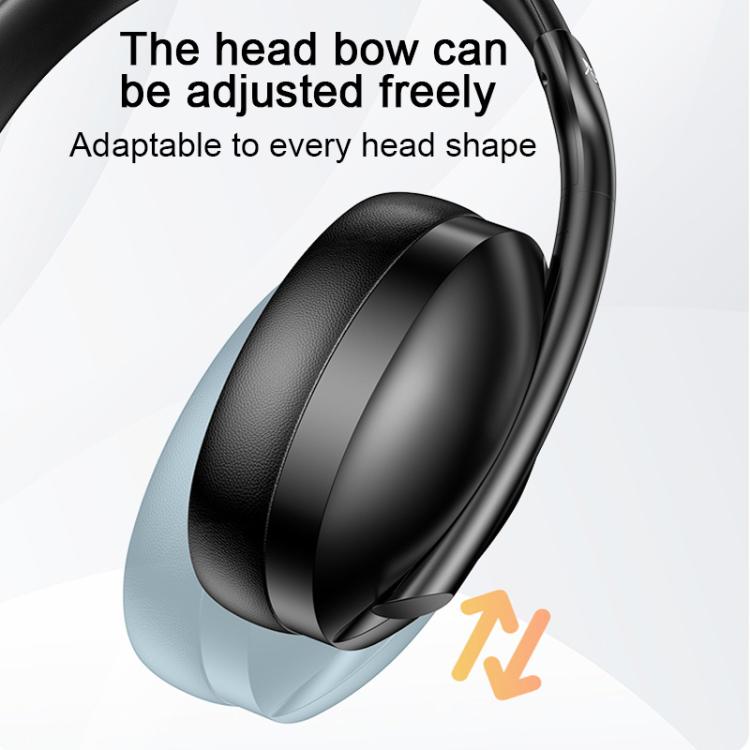 Yesido EP08 ANC Noise Reduction Bluetooth Headphones(Black) - Headset & Headphone by Yesido | Online Shopping UK | buy2fix