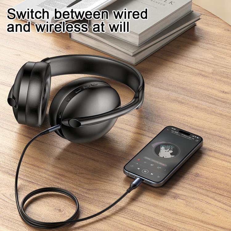 Yesido EP08 ANC Noise Reduction Bluetooth Headphones(Black) - Headset & Headphone by Yesido | Online Shopping UK | buy2fix
