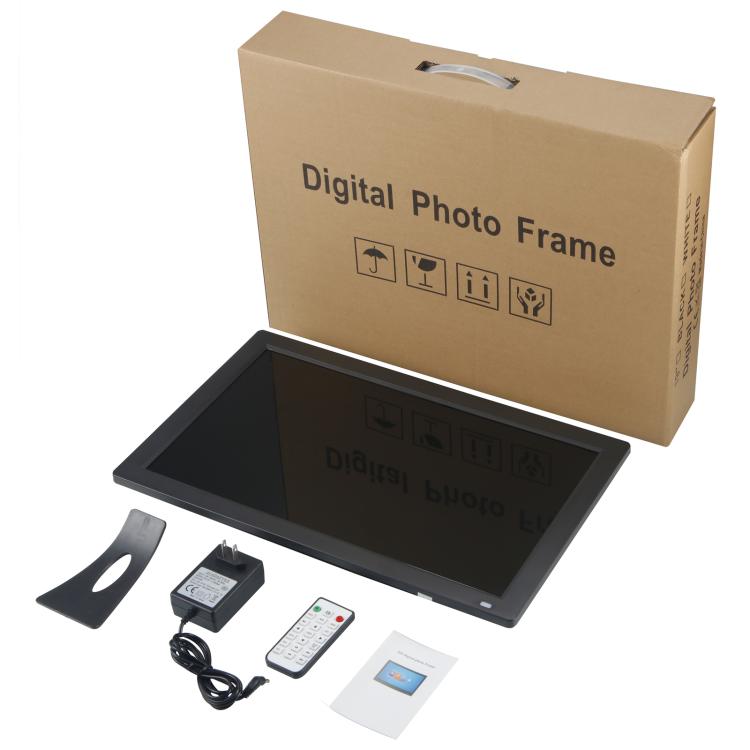XCLT1850 18.5 inch LED Display Digital Photo Frame, Plug Type:UK Plug(Black) - 15 inch Above by buy2fix | Online Shopping UK | buy2fix