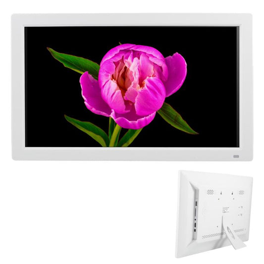 XCLT1850 18.5 inch LED Display Digital Photo Frame, Plug Type:UK Plug(White) - 15 inch Above by buy2fix | Online Shopping UK | buy2fix