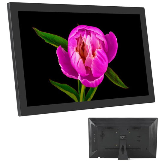 XCLT2150 21.5 inch LED Display Digital Photo Frame, Plug Type:UK Plug(Black)