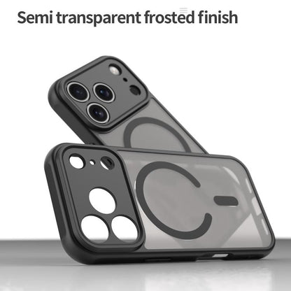 For iPhone 17 Pro Fan Dun Series TPU Hybrid PC Frosted Magsafe Phone Case(Black) - iPhone 17 Pro Cases by buy2fix | Online Shopping UK | buy2fix