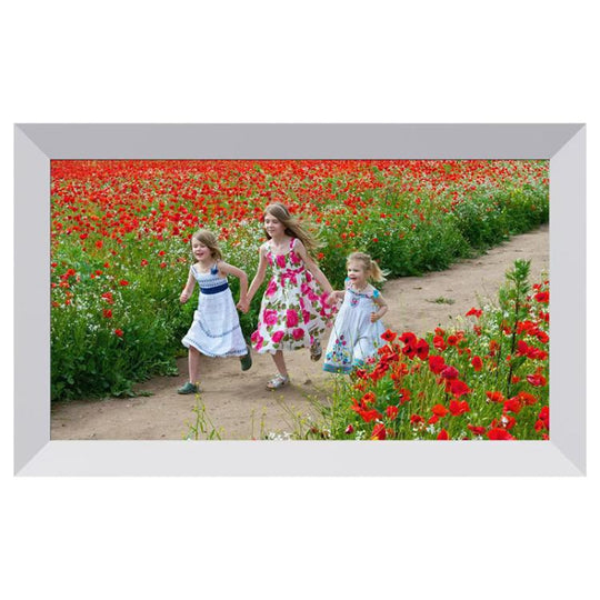 DPF1560 15.6 inch LED HD Screen Stripe WIFI Cloud Photo Album, RK3326C Quad Core, 1GB+32GB, Plug:EU Plug(White)