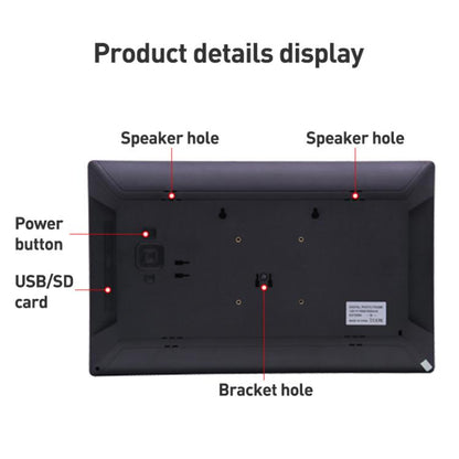 XCLT-1730 17.3 inch LED HD Screen WIFI Cloud Photo Frame with Stand, Plug:EU Plug(Black) - 15 inch Above by buy2fix | Online Shopping UK | buy2fix