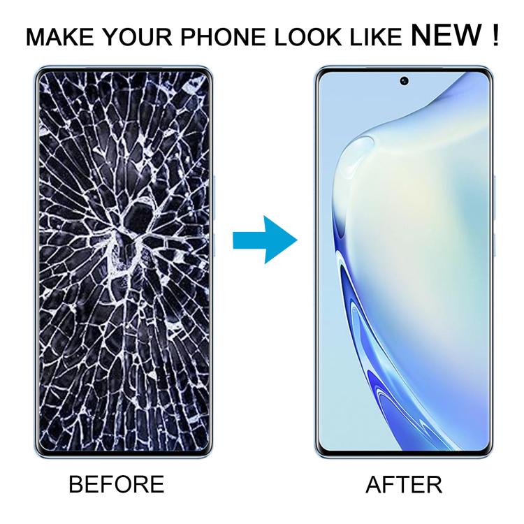 For vivo V27 OLED LCD Screen with Digitizer Full Assembly with Fingerprint Identification - LCD Screen by buy2fix | Online Shopping UK | buy2fix