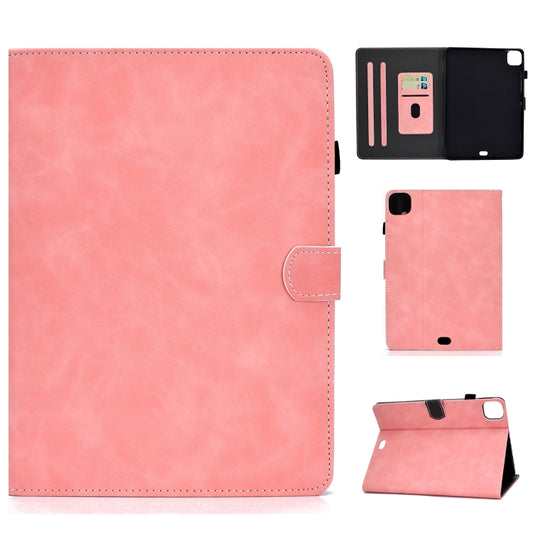 For iPad Air 2022 / 2020 10.9 Cowhide Texture Horizontal Flip Leather Case with Holder & Card Slots & Sleep / Wake-up Function(Rose Gold) - iPad Air (2022) / (2020) 10.9 Cases by buy2fix | Online Shopping UK | buy2fix