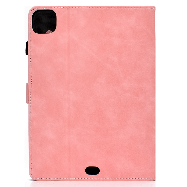 For iPad Air 2022 / 2020 10.9 Cowhide Texture Horizontal Flip Leather Case with Holder & Card Slots & Sleep / Wake-up Function(Rose Gold) - iPad Air (2022) / (2020) 10.9 Cases by buy2fix | Online Shopping UK | buy2fix