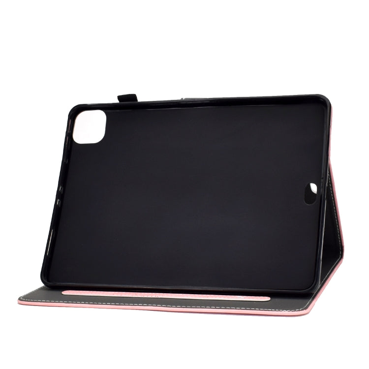 For iPad Air 2022 / 2020 10.9 Cowhide Texture Horizontal Flip Leather Case with Holder & Card Slots & Sleep / Wake-up Function(Rose Gold) - iPad Air (2022) / (2020) 10.9 Cases by buy2fix | Online Shopping UK | buy2fix