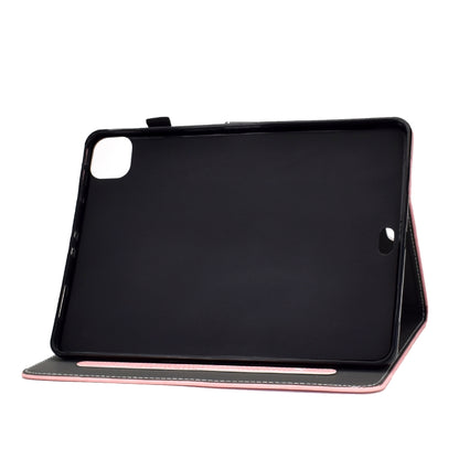 For iPad Air 2022 / 2020 10.9 Cowhide Texture Horizontal Flip Leather Case with Holder & Card Slots & Sleep / Wake-up Function(Rose Gold) - iPad Air (2022) / (2020) 10.9 Cases by buy2fix | Online Shopping UK | buy2fix