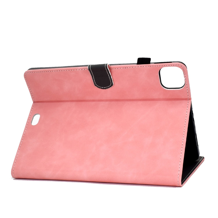 For iPad Air 2022 / 2020 10.9 Cowhide Texture Horizontal Flip Leather Case with Holder & Card Slots & Sleep / Wake-up Function(Rose Gold) - iPad Air (2022) / (2020) 10.9 Cases by buy2fix | Online Shopping UK | buy2fix