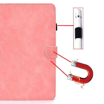 For iPad Air 2022 / 2020 10.9 Cowhide Texture Horizontal Flip Leather Case with Holder & Card Slots & Sleep / Wake-up Function(Rose Gold) - iPad Air (2022) / (2020) 10.9 Cases by buy2fix | Online Shopping UK | buy2fix