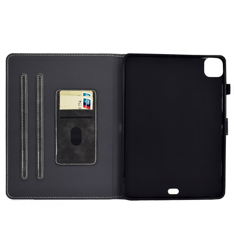 For iPad Air 2022 / 2020 10.9 Cowhide Texture Horizontal Flip Leather Case with Holder & Card Slots & Sleep / Wake-up Function(Grey) - iPad Air (2022) / (2020) 10.9 Cases by buy2fix | Online Shopping UK | buy2fix