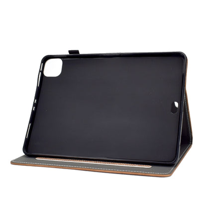 For iPad Air 2022 / 2020 10.9 Cowhide Texture Horizontal Flip Leather Case with Holder & Card Slots & Sleep / Wake-up Function(Brown) - iPad Air (2022) / (2020) 10.9 Cases by buy2fix | Online Shopping UK | buy2fix