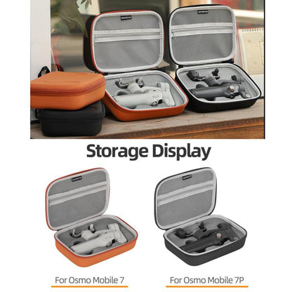 For DJI Osmo Mobile 7P Sunnylife Portable Carrying Case Mini Bag Handbag(Black) - Backpacks & Bags by Sunnylife | Online Shopping UK | buy2fix