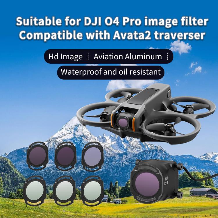 For DJI O4 Air Unit Pro / Avata 2 JSR YB Series Camera Lens Filter, Filter:3 in 1 CPL ND8/16 - Lens Filter by JSR | Online Shopping UK | buy2fix