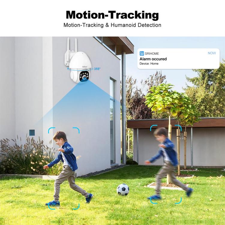 SriHome NVS001E-IPC039B 5MP 8CH HD NVR Wireless Cameras Set, Plug:AU Plug - Video Recorder Kit by SriHome | Online Shopping UK | buy2fix