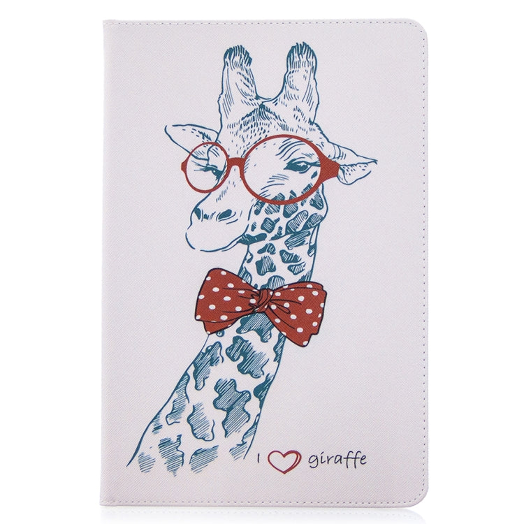 For Samsung Galaxy Tab S8 / Galaxy Tab S7 T870 Colored Drawing Pattern Horizontal Flip Leather Case with Holder & Card Slots & Wallet(Deer) by buy2fix