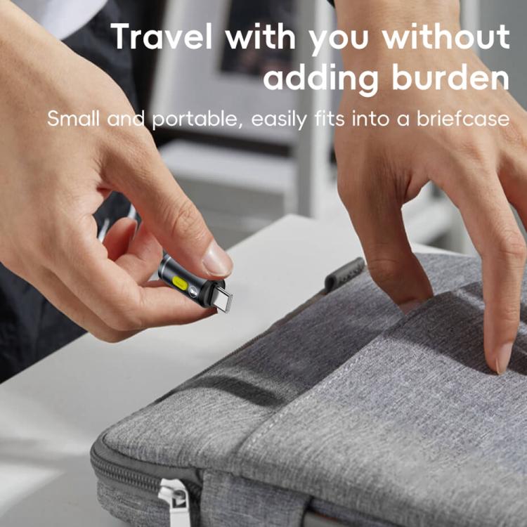 Type-C Power Mini Flashlight 210-230LM(Silver) - Others Accessories by buy2fix | Online Shopping UK | buy2fix