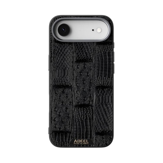 For iPhone Air ABEEL Beast Pattern 6D Micro-Embossed MagSafe Genuine Leather Phone Case(Black) - iPhone Air Cases by buy2fix | Online Shopping UK | buy2fix