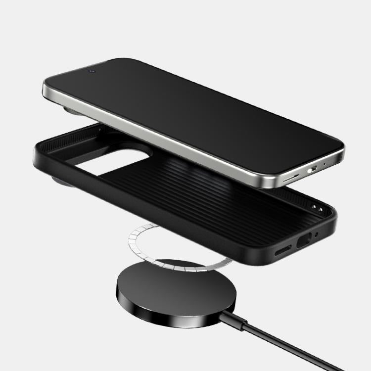 For Google Pixel 10 / 10 Pro ABEEL Beast Pattern 6D Micro-Embossed MagSafe Genuine Leather Phone Case(Black) - Google Cases by buy2fix | Online Shopping UK | buy2fix