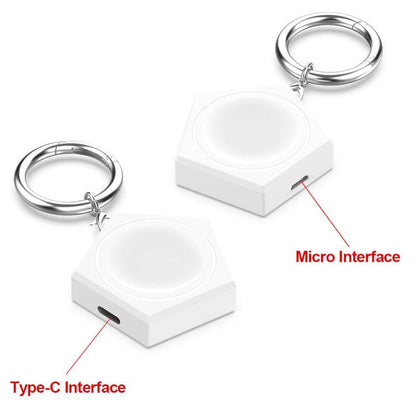 For Samsung Galaxy Watch Ultra 47mm Portable Smart Watch Charger(White) - Charger by buy2fix | Online Shopping UK | buy2fix