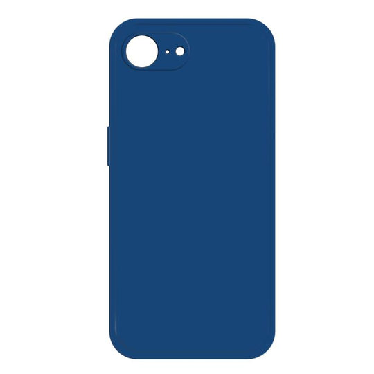For iPhone 16e / 17e Imitation Liquid Silicone Phone Case(Blue)