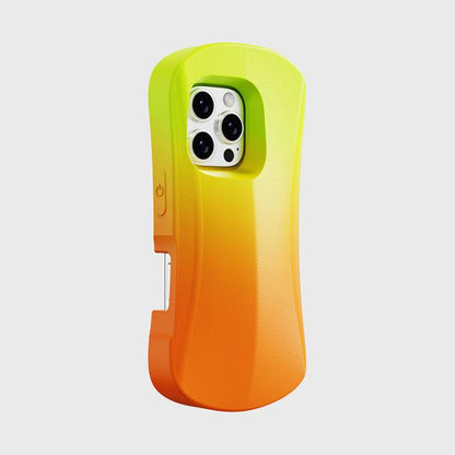For iPhone 16 Pro Max YOYOISLES Ocean Series EVA Curved Phone Case(Orange Yellow) - iPhone 16 Pro Max Cases by YOYOISLES | Online Shopping UK | buy2fix