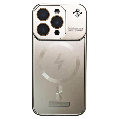 For iPhone 11 Pro Max Frameless Aromatherapy MagSafe Magnetic PC Phone Case(Titanium Grey) - iPhone 11 Pro Max Cases by buy2fix | Online Shopping UK | buy2fix