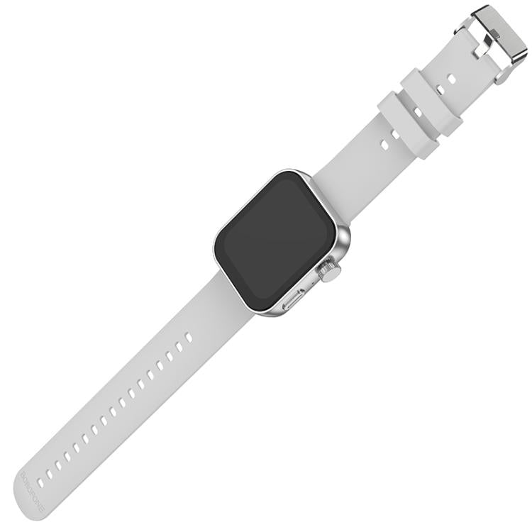 BOROFONE BD13 Smart Sports Watch, 1.83 inch Screen, Support BT Call(Silver) - Smart Watches by Borofone | Online Shopping UK | buy2fix
